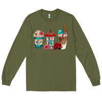Army Green western baseball coffee cups bbs Long Sleeve Tee - BundleAndBundleShop