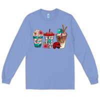 Colony Blue western baseball coffee cups bbs Long Sleeve Tee - BundleAndBundleShop