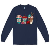Navy western baseball coffee cups bbs Long Sleeve Tee - BundleAndBundleShop
