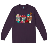 Plum western baseball coffee cups bbs Long Sleeve Tee - BundleAndBundleShop