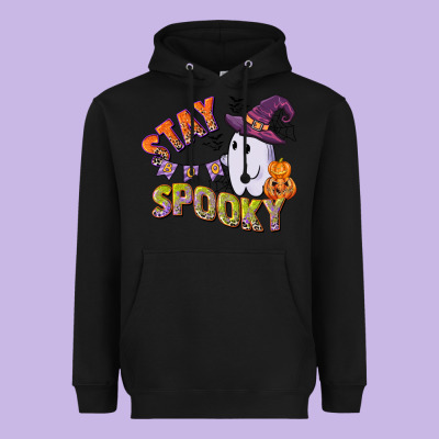 Stay Spooky Heavyweight Hoodie Designed By Cowgirlartshop