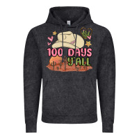 Vintage Black 100 days y'all malia Vintage Hoodie - MaliasSmallBusiness