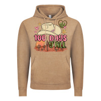 Vintage Coffee 100 days y'all malia Vintage Hoodie - MaliasSmallBusiness