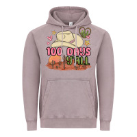 Vintage Zinc 100 days y'all malia Vintage Hoodie - MaliasSmallBusiness