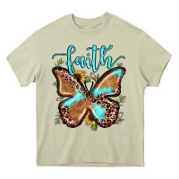 Mossy faith leopard butterfly Heavy Core Tee - JahusDesignShop