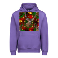 Tulip christmas deer and bell seamless pattern Urban Hoodie - BundleAndBundleShop