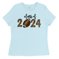 Baby Blue class of 2024 american football Ladies Tee - RanaPortraitStore