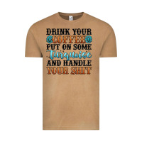 Vintage Camel drink your coffee put on some turquoise and handle Vintage Tee - MaliasSmallBusiness