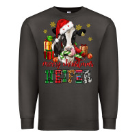 Smoke merry christmas heifer cow Premium Sweatshirt - CowGirlArtShop