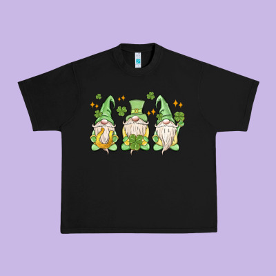 St. Patrick's Day Gnomes Urban Heavy Tee Designed By Maliassmallbusiness