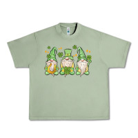 Oil Green st. patrick's day gnomes Urban Heavy Tee - MaliasSmallBusiness