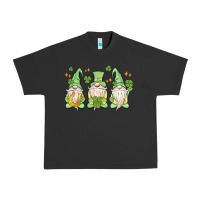 Pigment Black st. patrick's day gnomes Urban Heavy Tee - MaliasSmallBusiness