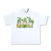White st. patrick's day gnomes Urban Heavy Tee - MaliasSmallBusiness
