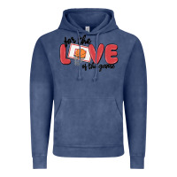 Vintage Denim for the love of the game Vintage Hoodie - MaliasSmallBusiness