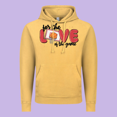 For The Love Of The Game Vintage Hoodie Designed By Maliassmallbusiness