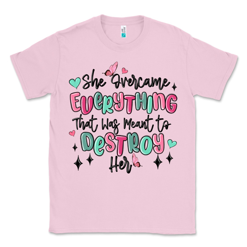 She Overcame Everything That Was Meant To Destroy Classic Tee by MaliasSmallBusiness | Teevron