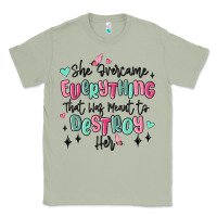 Matcha she overcame everything that was meant to destroy Classic Tee - MaliasSmallBusiness