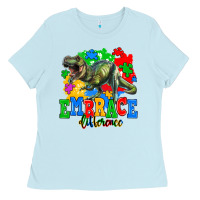 Baby Blue embrace difference Ladies Tee - AdoDesignShop