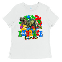 White embrace difference Ladies Tee - AdoDesignShop