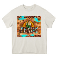 Cream jesus san judas Heavy Core Tee - JahusDesignShop