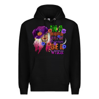 Black in a world full of princesses be a witch Premium Hoodie - CowGirlArtShop