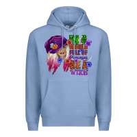 Colony Blue in a world full of princesses be a witch Premium Hoodie - CowGirlArtShop