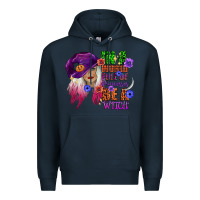 Navy in a world full of princesses be a witch Premium Hoodie - CowGirlArtShop