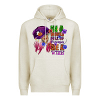 Oatmeal Heather in a world full of princesses be a witch Premium Hoodie - CowGirlArtShop