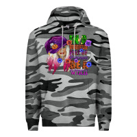 Slate Camo in a world full of princesses be a witch Premium Hoodie - CowGirlArtShop