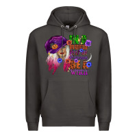 Smoke in a world full of princesses be a witch Premium Hoodie - CowGirlArtShop