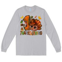 Moon Dust my first thanksgiving with turkey bbs Long Sleeve Tee - BundleAndBundleShop