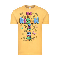 He Is Risen Cross Vintage Tee | Teevron