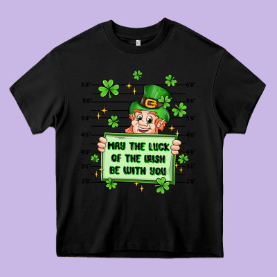 May The Luck Of The Irish Be With You Heavy Core Tee Designed By Artiststas