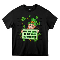 Black may the luck of the irish be with you Heavy Core Tee - Artiststas