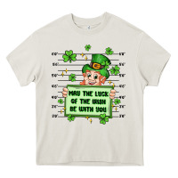 Cream may the luck of the irish be with you Heavy Core Tee - Artiststas