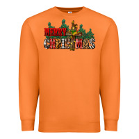 Carrot merry christmas  cross Premium Sweatshirt - CowGirlArtShop