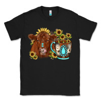 Black sunflower coffee cup red angus gemstone Classic Tee - JahusDesignShop