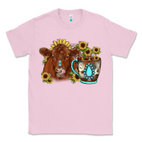 Bubblegum Pink sunflower coffee cup red angus gemstone Classic Tee - JahusDesignShop
