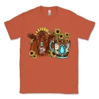 Copper sunflower coffee cup red angus gemstone Classic Tee - JahusDesignShop