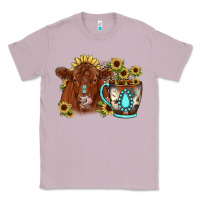 Lilac sunflower coffee cup red angus gemstone Classic Tee - JahusDesignShop