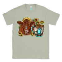 Matcha sunflower coffee cup red angus gemstone Classic Tee - JahusDesignShop