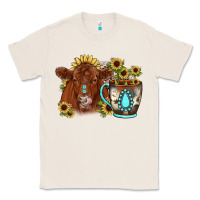 Natural sunflower coffee cup red angus gemstone Classic Tee - JahusDesignShop