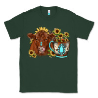 Sports Green sunflower coffee cup red angus gemstone Classic Tee - JahusDesignShop