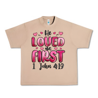 Burro he loved us first 1 john 4 19 Urban Heavy Tee - MaliasSmallBusiness