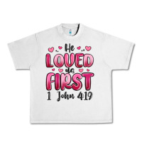 Lunar Rock he loved us first 1 john 4 19 Urban Heavy Tee - MaliasSmallBusiness
