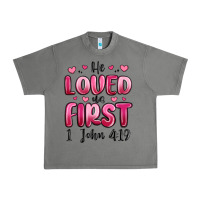 Tornado he loved us first 1 john 4 19 Urban Heavy Tee - MaliasSmallBusiness