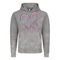 Cloud Rock gigi with heart and ribbons Vintage Hoodie - MaliasSmallBusiness