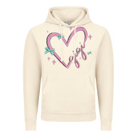 Vintage Artic gigi with heart and ribbons Vintage Hoodie - MaliasSmallBusiness