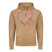 Vintage Camel gigi with heart and ribbons Vintage Hoodie - MaliasSmallBusiness