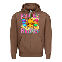 Chestnut popsicle hustler Zipper Hoodie - NancyCooperArtShop
